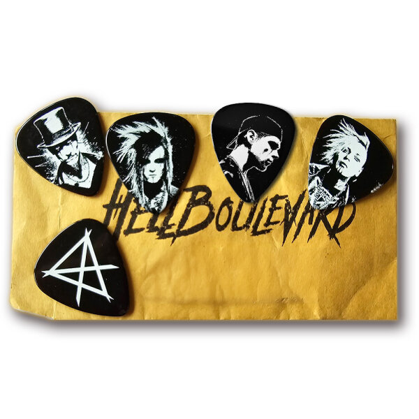 Hell Boulevard - Plectrum Set (4 pieces)