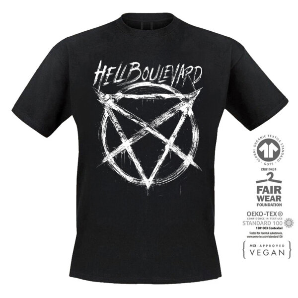 Hell Boulevard - T-Shirt "New Logo" (White)