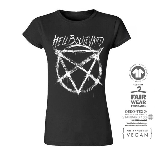 Hell Boulevard - Ladies’ T-Shirt "New Logo" (White)